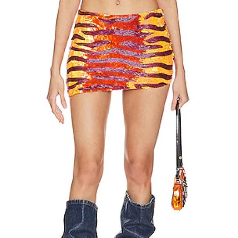 H:OURS EMBELLISHED SKIRT